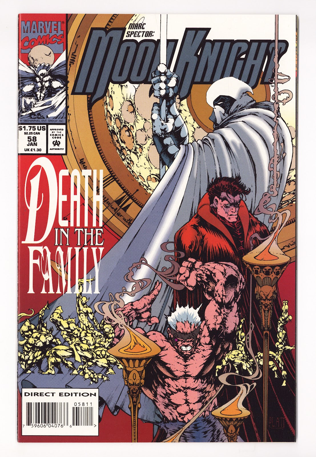 Marc Spector: Moon Knight Vol 1 58 VF/NM (9.0) (1994) 