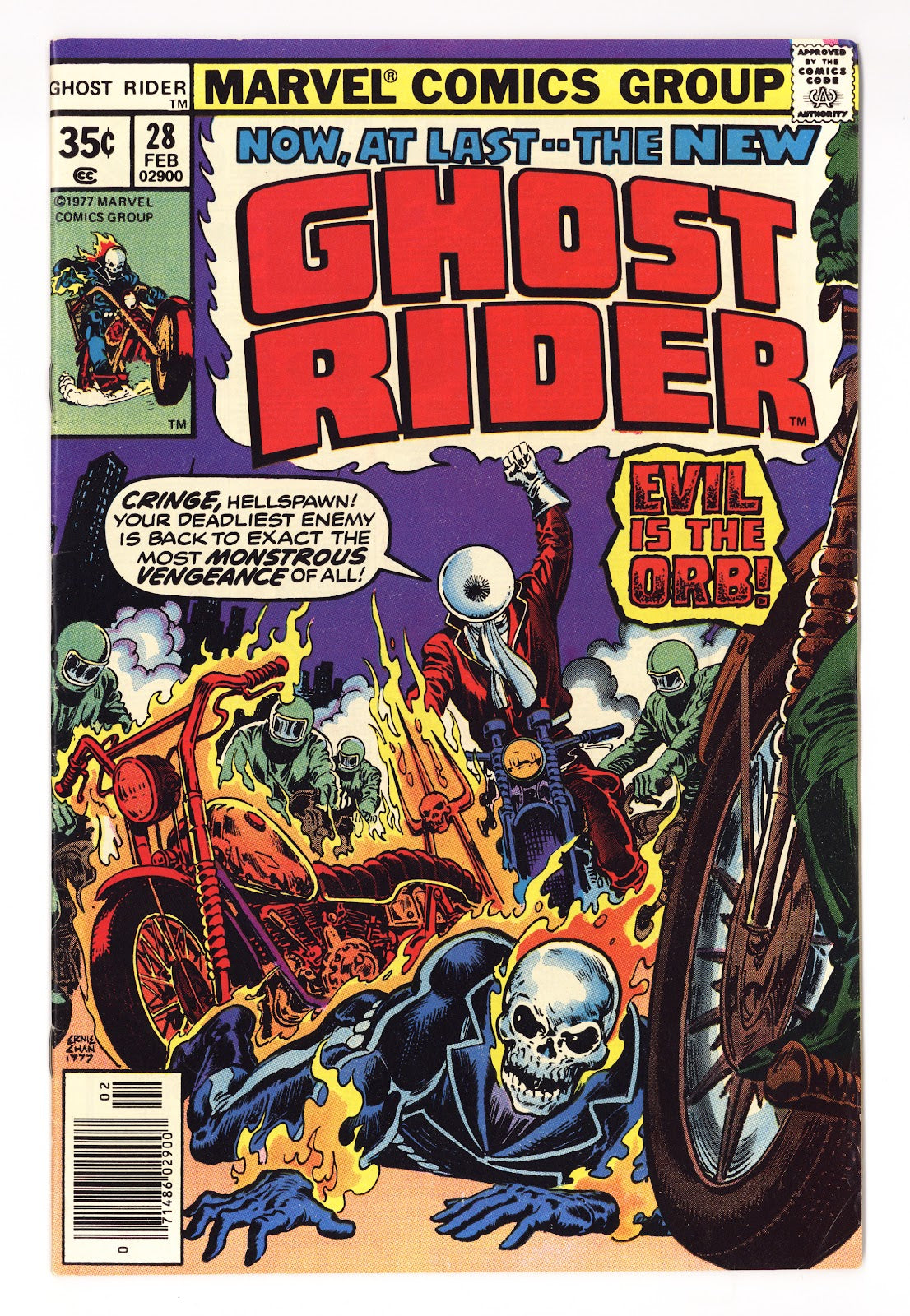 Ghost Rider Vol 1 28  Low Grade   (1978)     