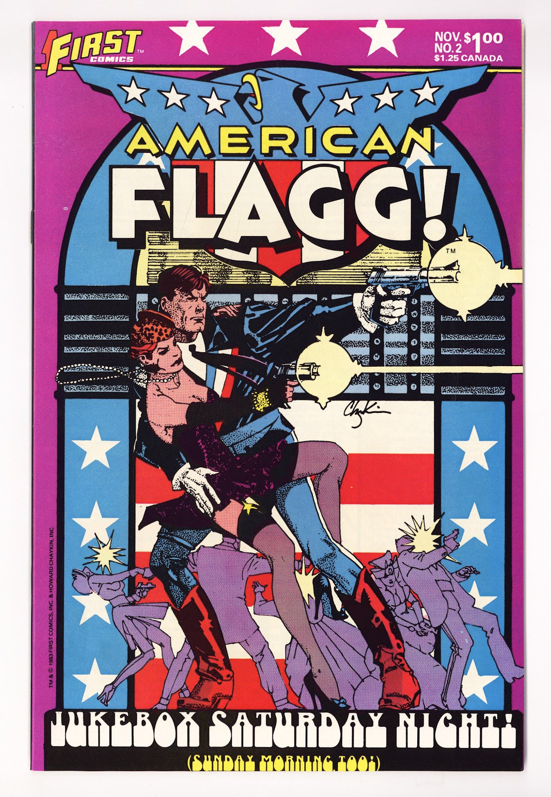 American Flagg! Vol 1 2 High Grade (1983)  