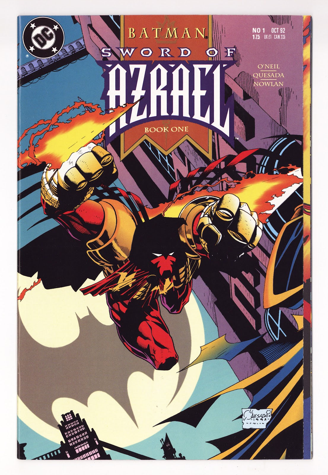 Batman: Sword of Azrael 1 Mid Grade (1992) 