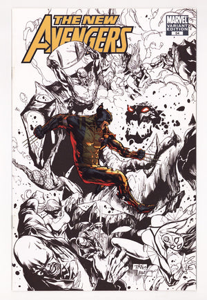 New Avengers Vol 1 54  VF+ (8.5)   (2009) Tan   Convention Variant