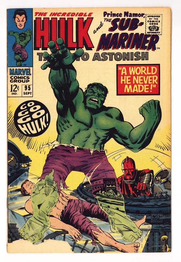 Tales to Astonish Vol 1 95  VG- (3.5)   (1967)