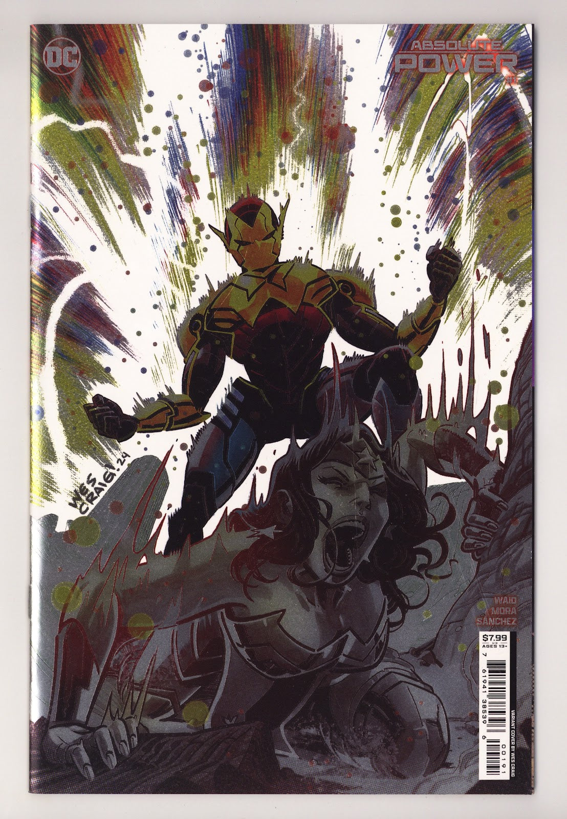 Absolute Power 1 High Grade (2024) Craig Raised UV Foil Cardstock Variant 