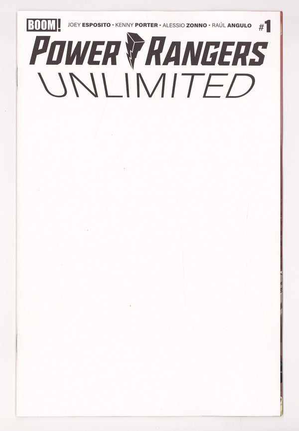 Power Rangers Unlimited 1 Blank Variant (2026)