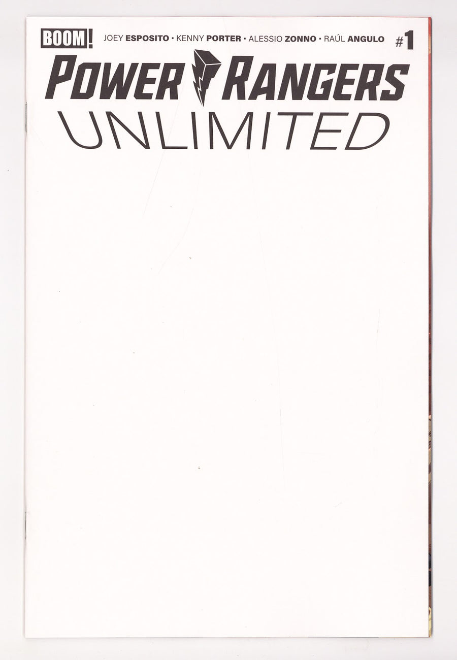 Power Rangers Unlimited 1 Blank Variant (2026)