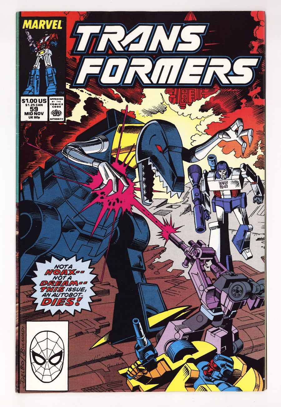 The Transformers Vol 1 59  VF (8.0)   (1989)     