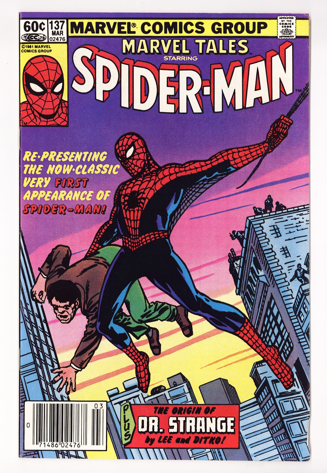 Marvel Tales Vol 2 137 VF (8.0) (1982) Newsstand 