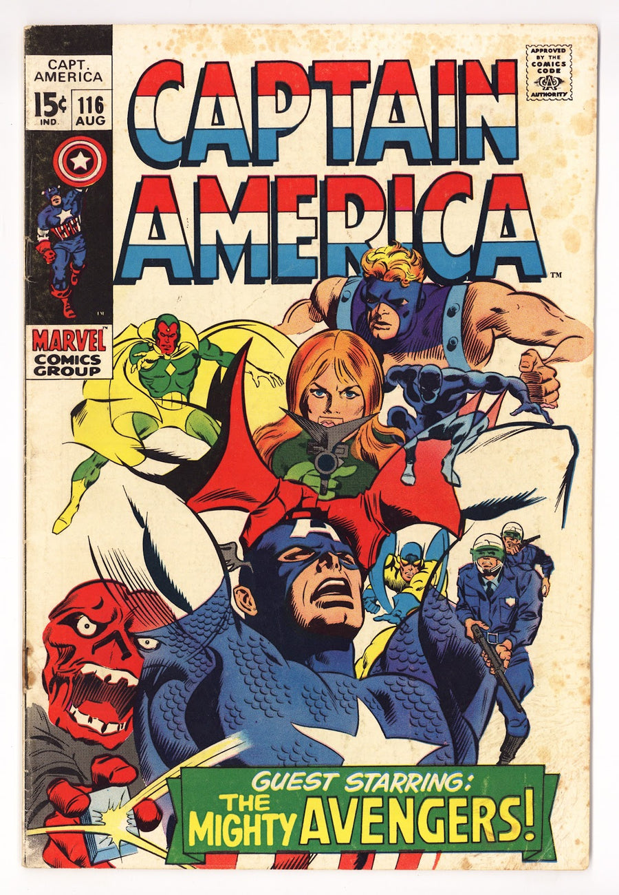 Captain America Vol 1 116 VG+ (4.5) (1969) 