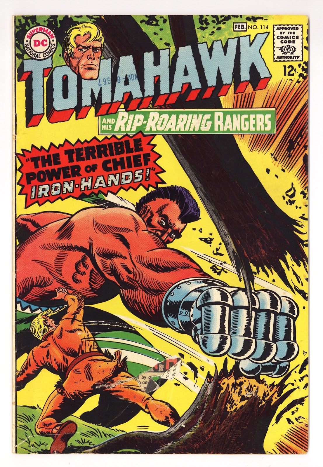 Tomahawk   114  VG- (3.5)   (1968)     