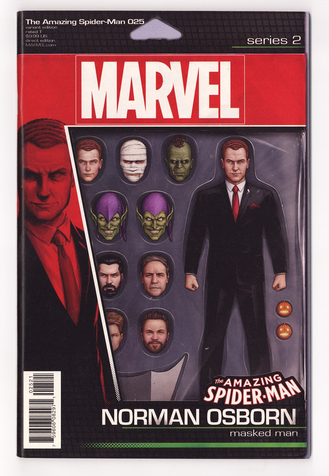 Amazing Spider-Man Vol 4 25 High Grade (2017) Christopher Action Figure Variant 