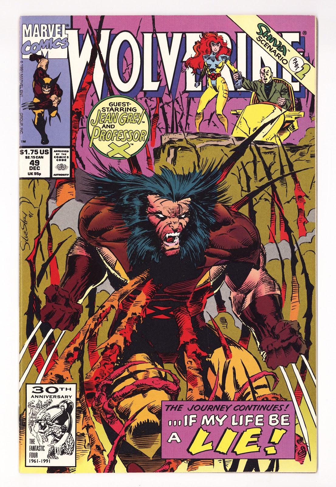 Wolverine Vol 2 49  High Grade   (1991)     