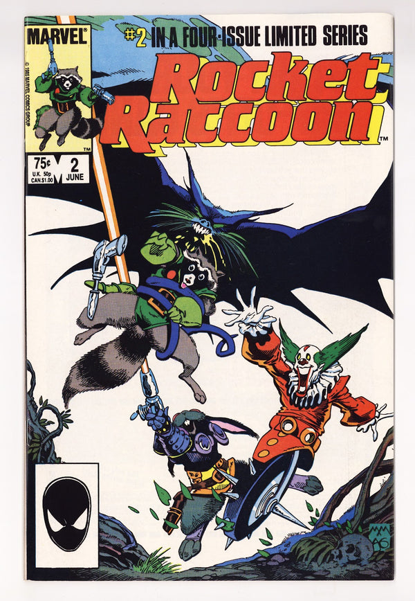 Rocket Raccoon Vol 1 2 NM- (9.2) (1985)