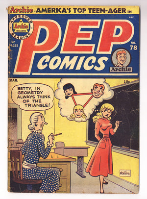 Pep Comics 78 GD+ (2.5) (1950)