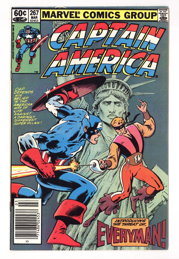 Captain America Vol 1 267 Mid Grade (1982) Newsstand