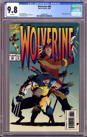 Wolverine Vol 2 86 CGC 9.8 (NM/M) (1994)