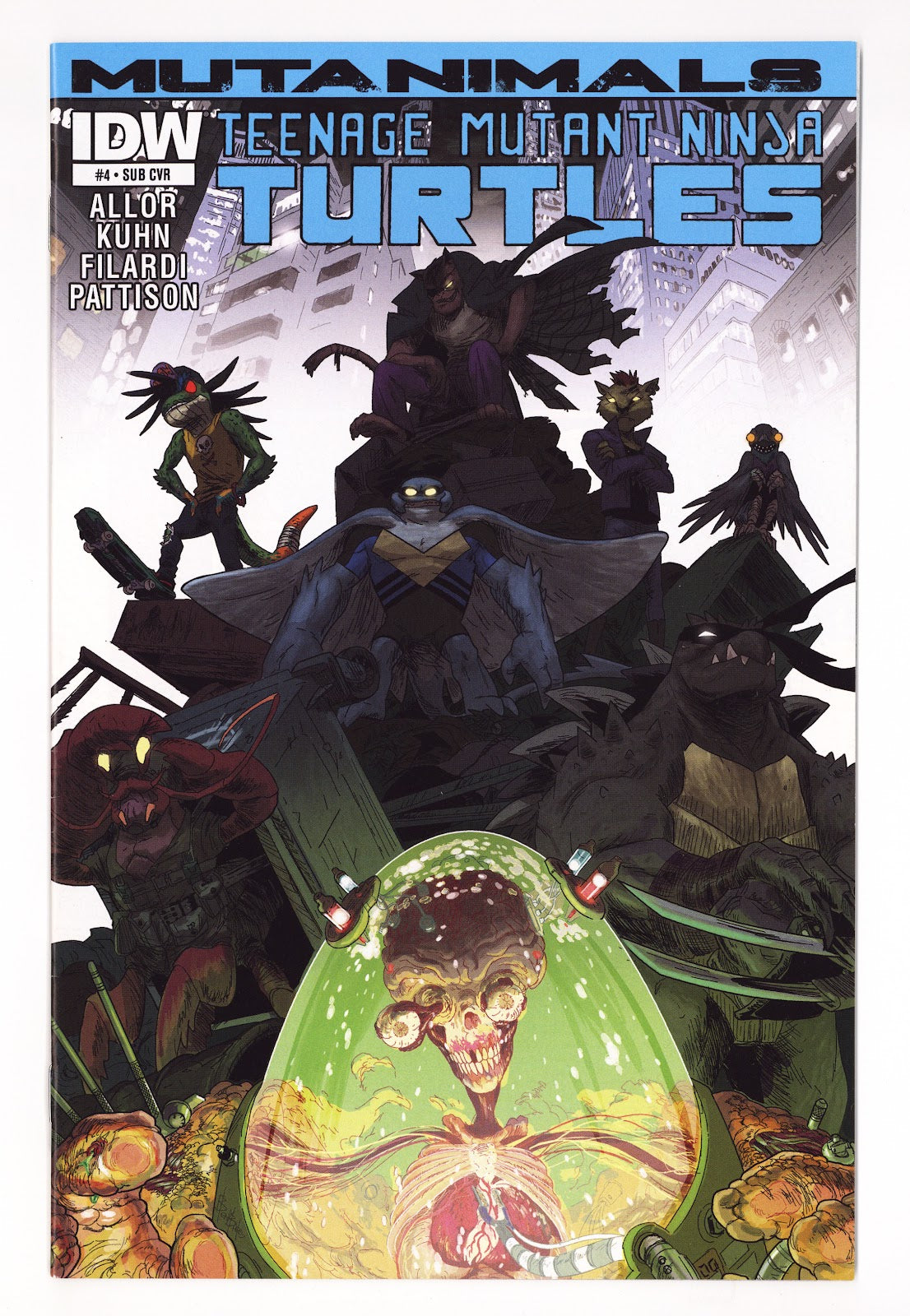 Teenage Mutant Ninja Turtles: Mutanimals Vol 3 4 High Grade (2015) Bates Variant 