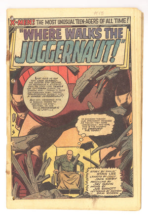 The X-Men Vol 1 13 Coverless (1965)