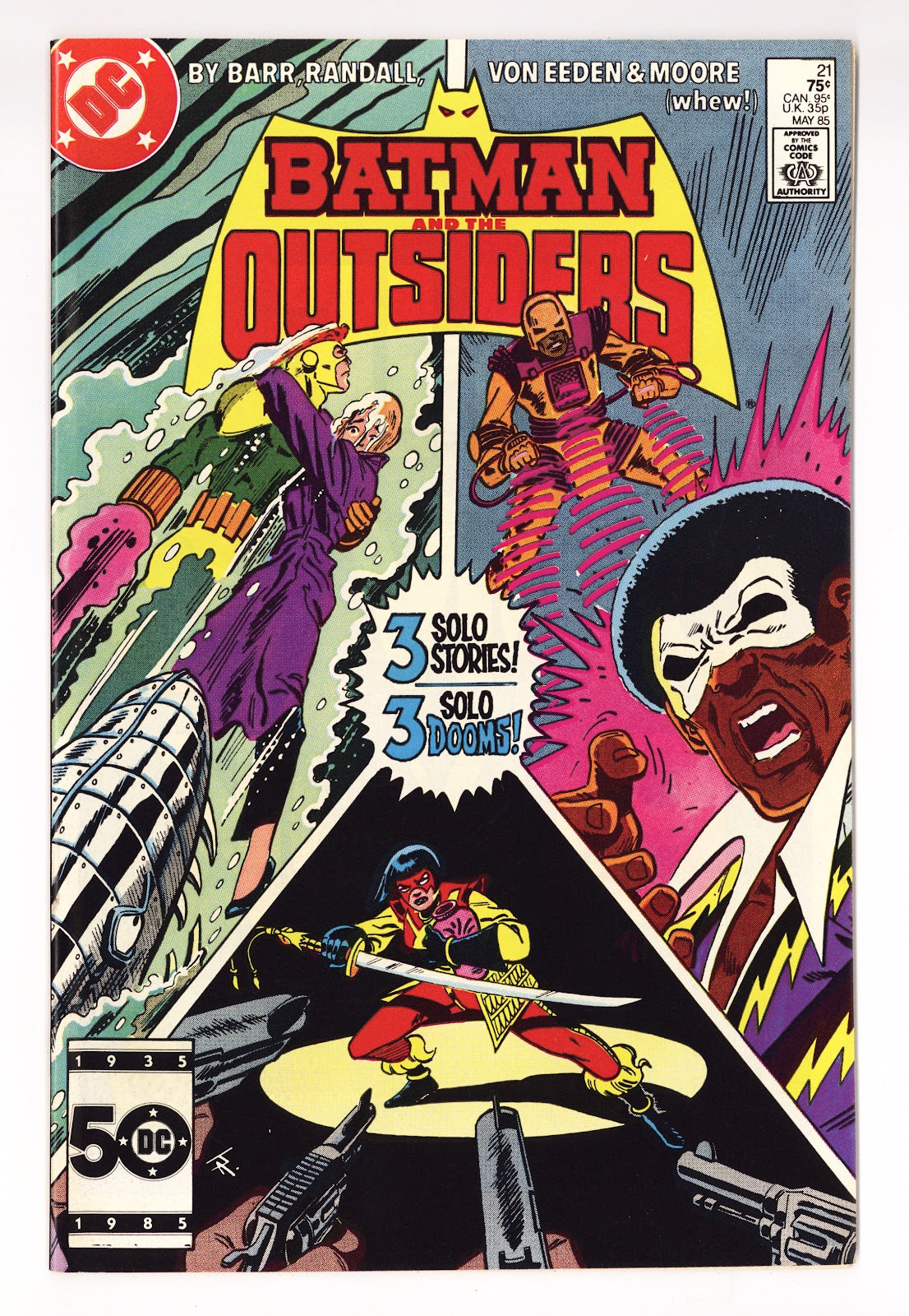 Batman and the Outsiders Vol 1 21  High Grade   (1985)   Direct  