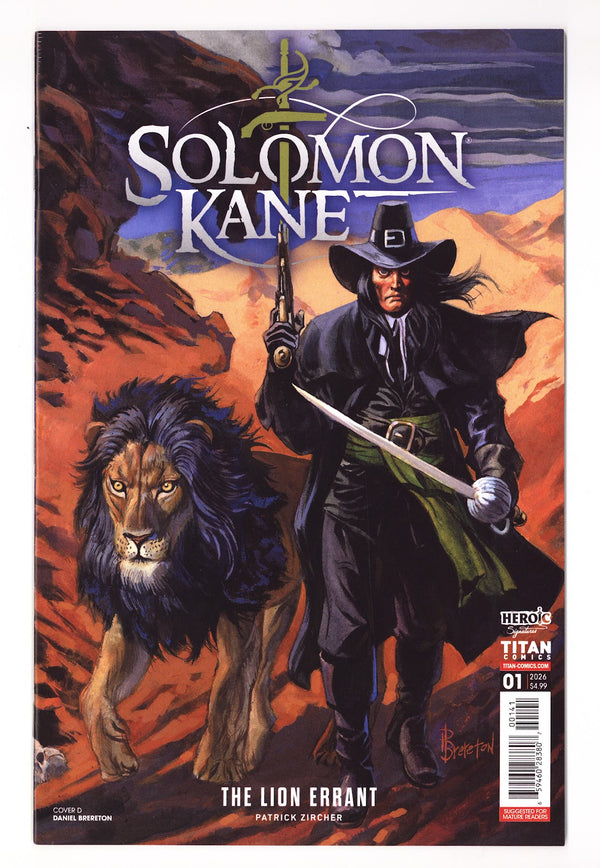 Solomon Kane the Lion Errant  1 Brereton  Variant   (2026)