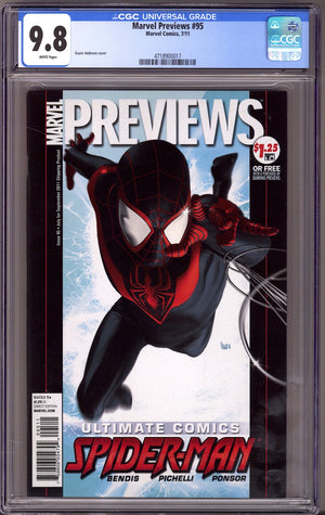 Marvel Previews 95 CGC 9.8 (NM/M) (2011)