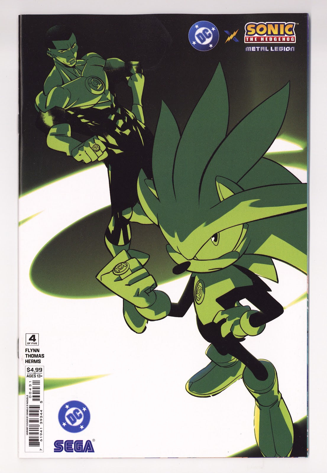 Dc X Sonic the Hedgehog Metal Legion 4 Nicuolo Variant (2026)
