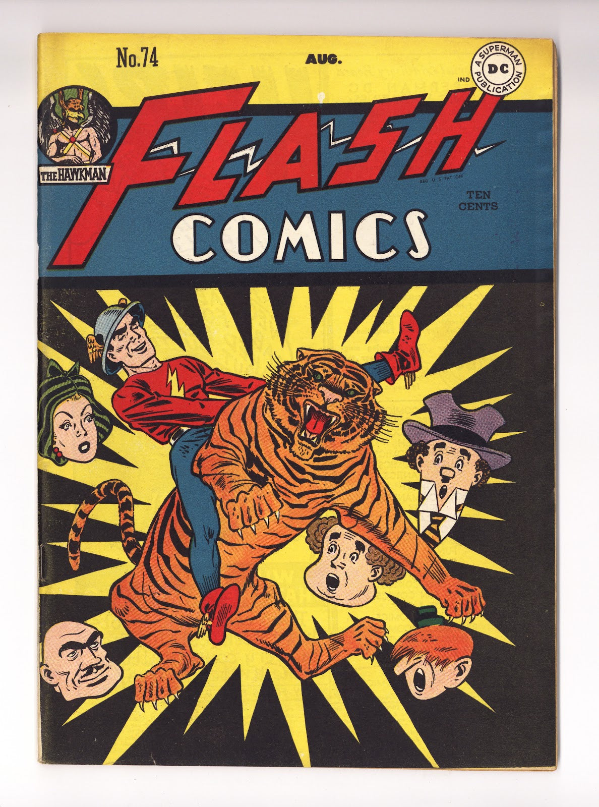 Flash Comics Vol 1 74  FN/VF (7.0)   (1946)     