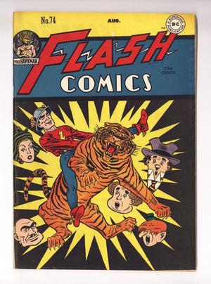 Flash Comics Vol 1 74  FN/VF (7.0)   (1946)