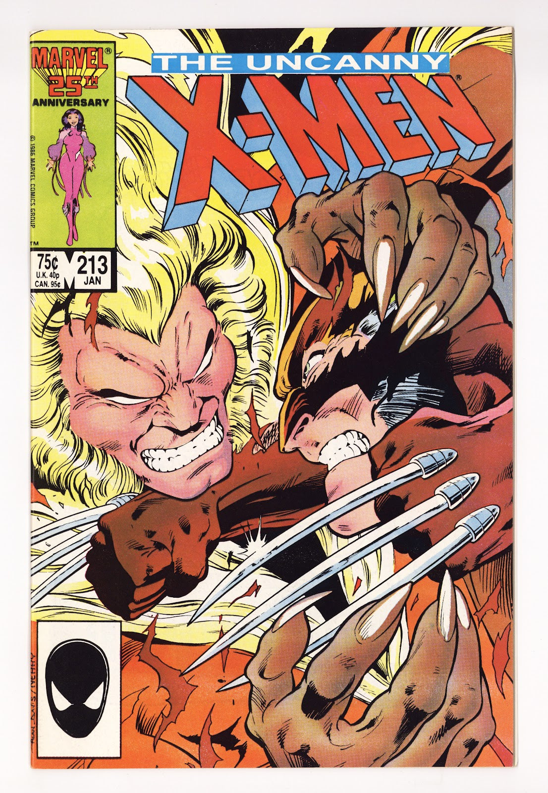 The Uncanny X-Men Vol 1 213  VF (8.0)   (1987)     