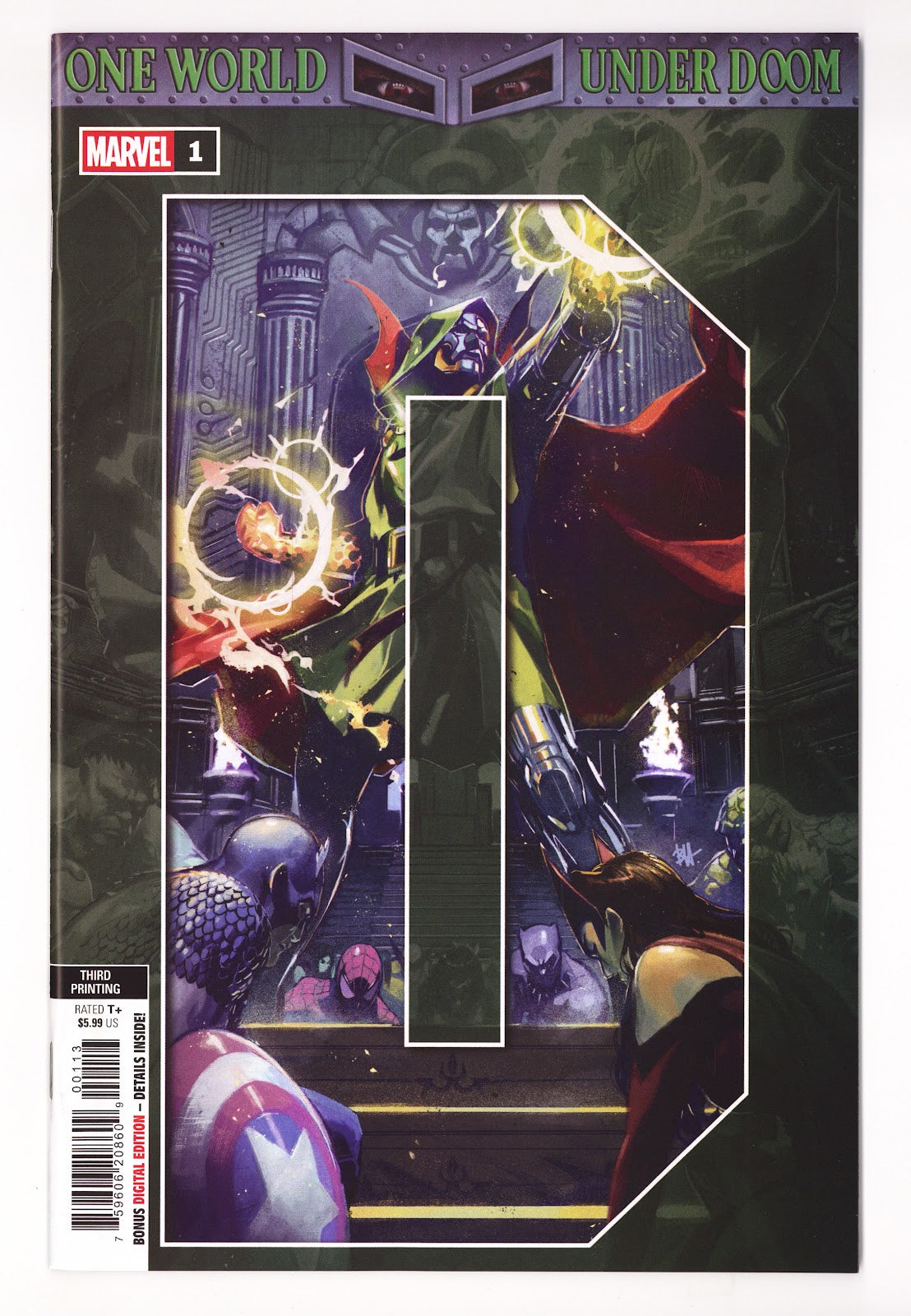 One World Under Doom 1 High Grade (2025) Harvey 3rd Print 
