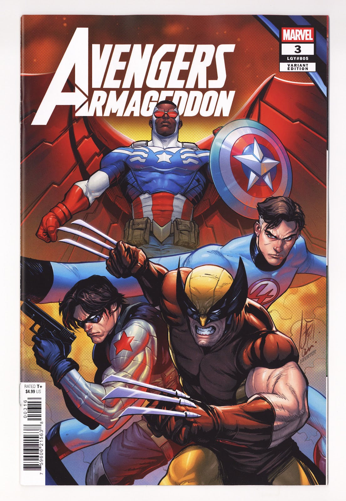 Avengers: Armageddon 3 Caselli Incentive NM (9.4) NM (9.4) (2026)