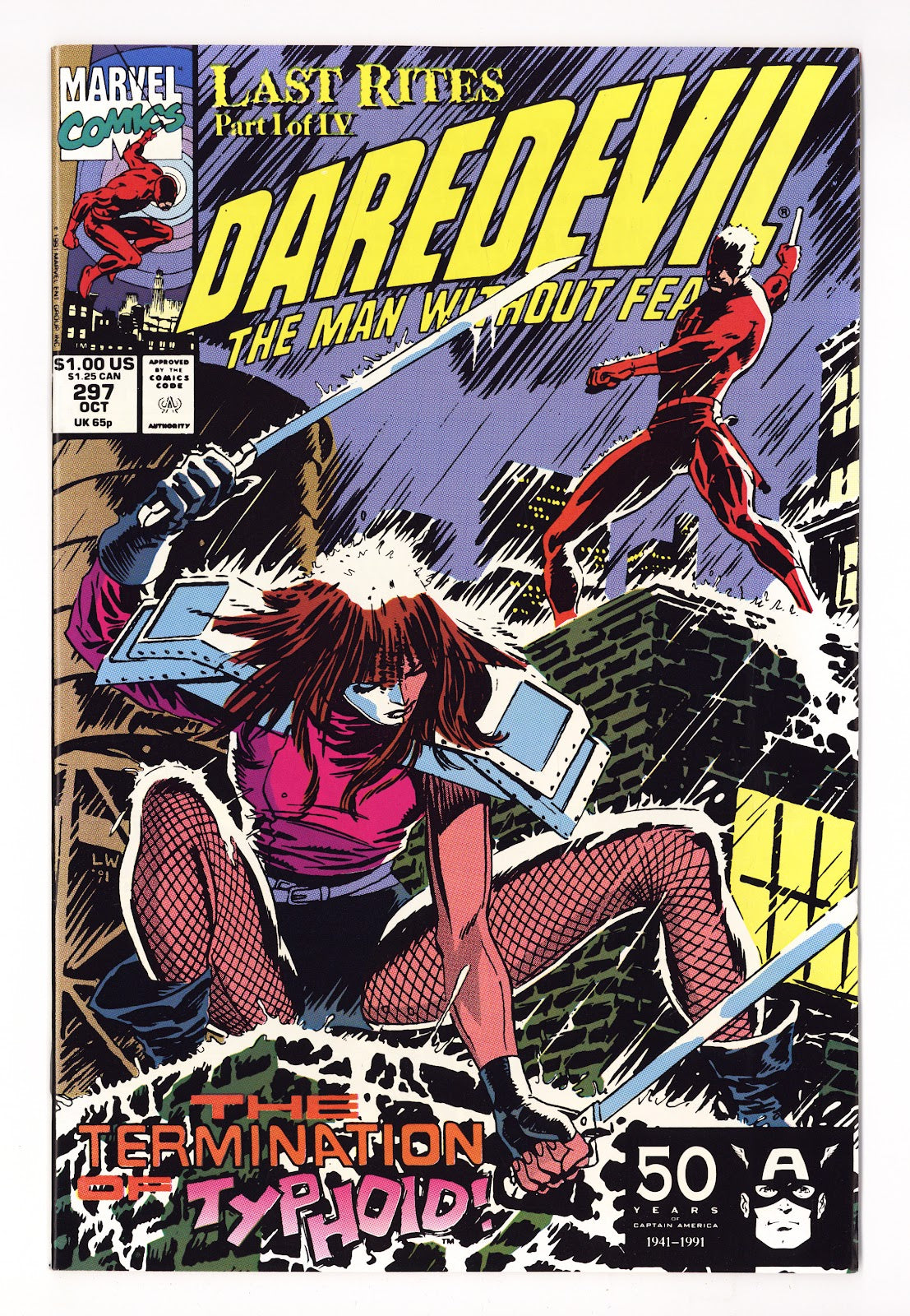 Daredevil Vol 1 297  High Grade   (1991)   Direct  
