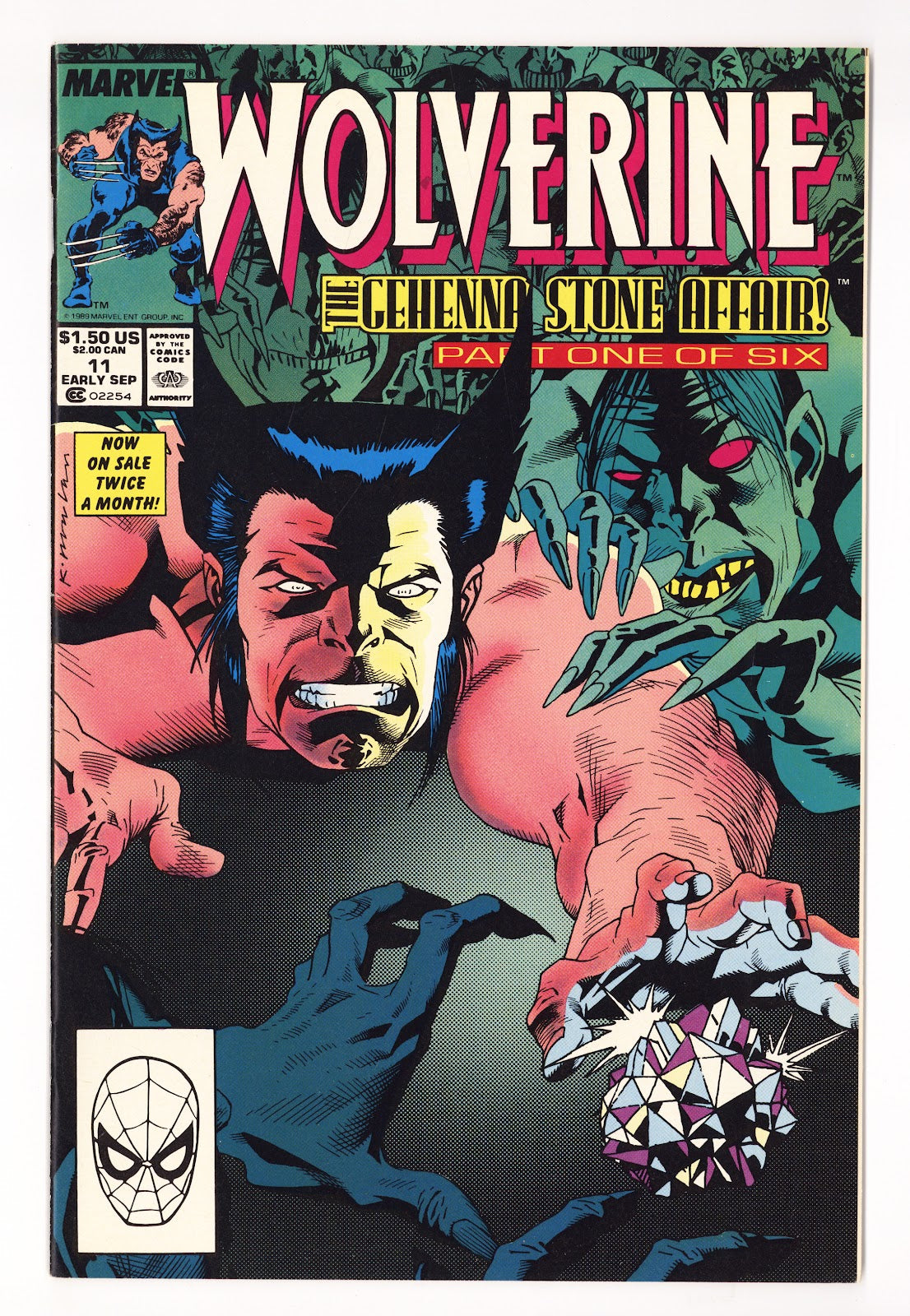 Wolverine Vol 2 11  High Grade   (1989)     