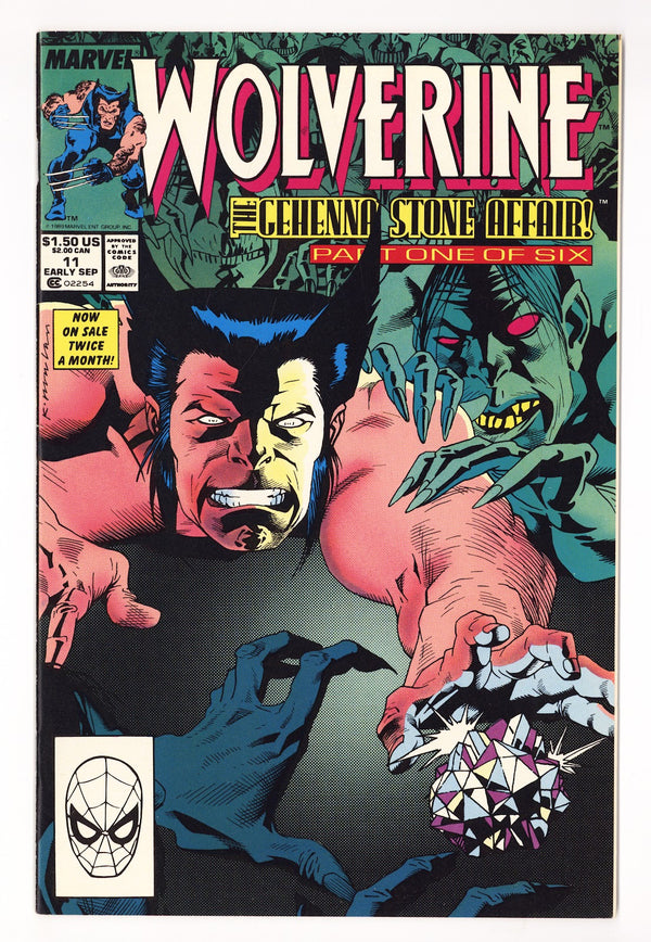 Wolverine Vol 2 11 High Grade (1989)