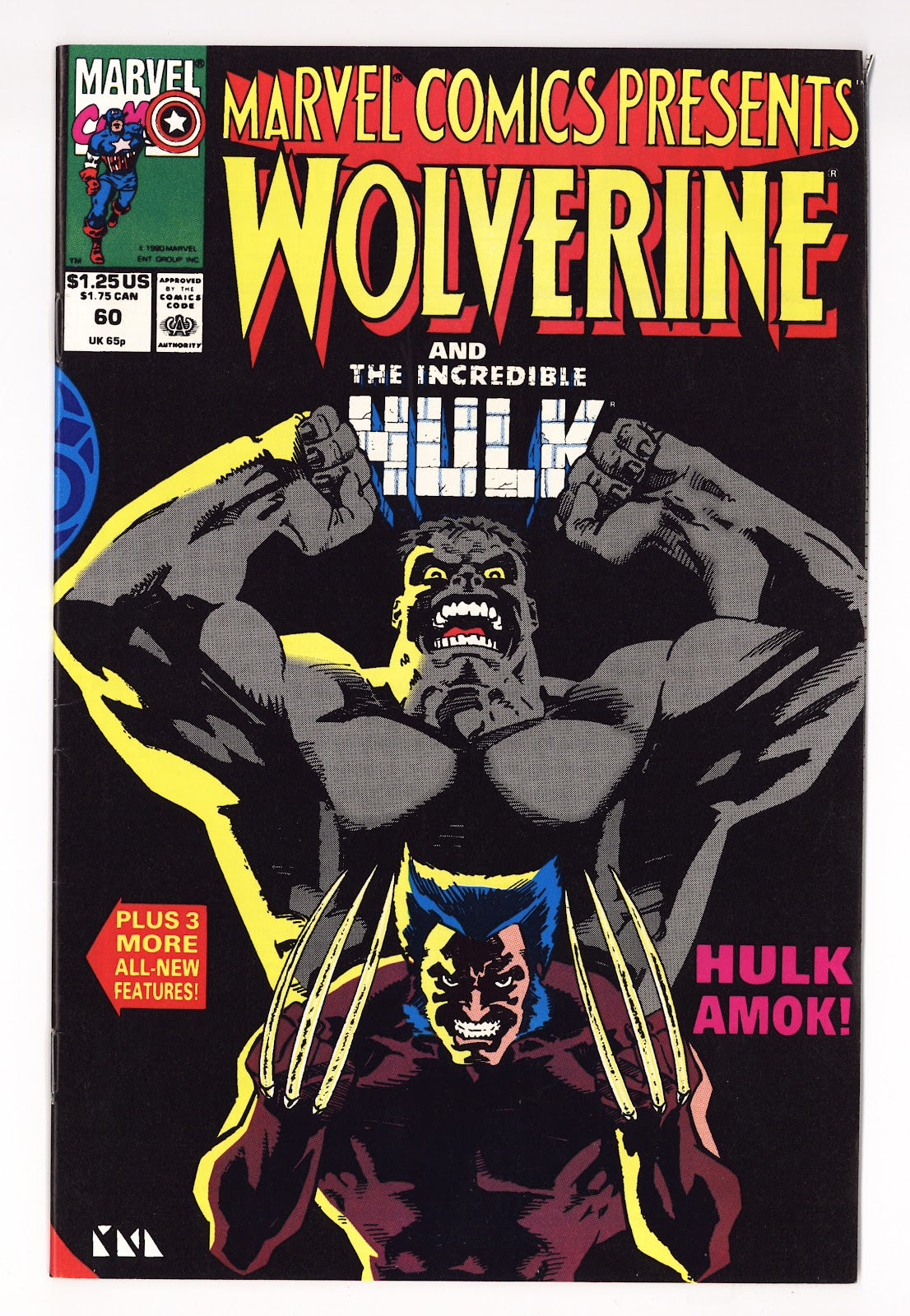 Marvel Comics Presents Vol 1 60 Mid Grade (1990) 