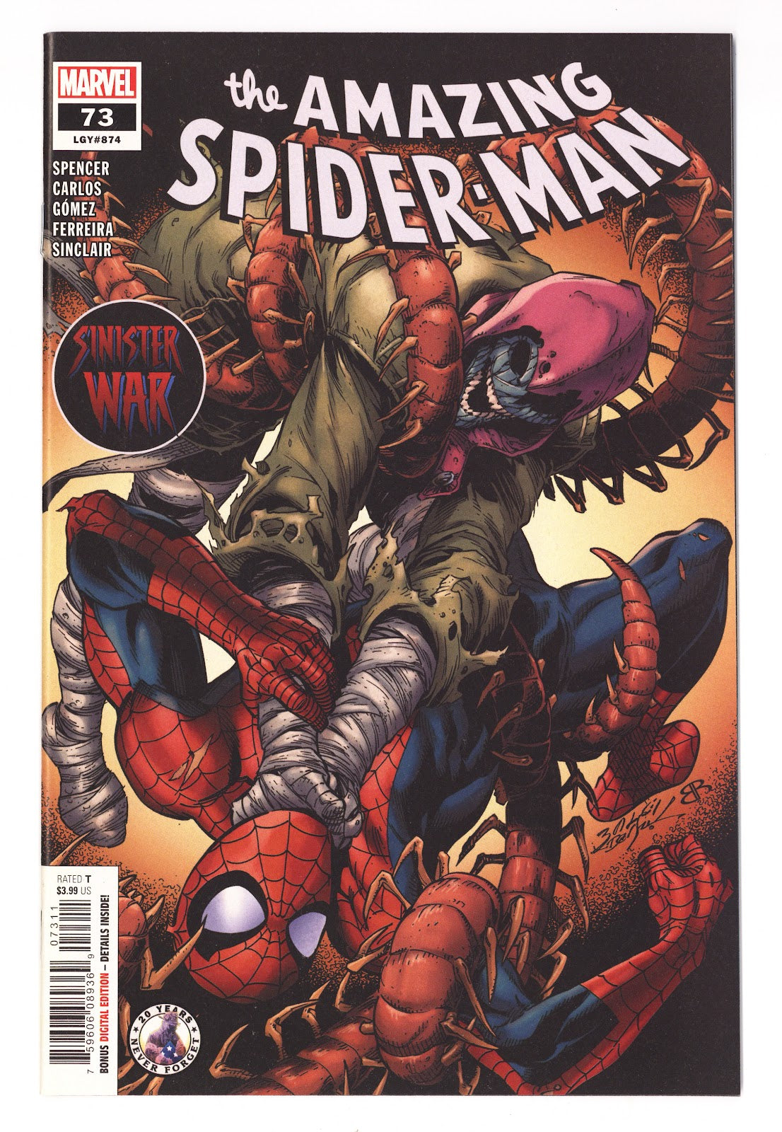 Amazing Spider-Man Vol 5 73 (874) High Grade (2021) 