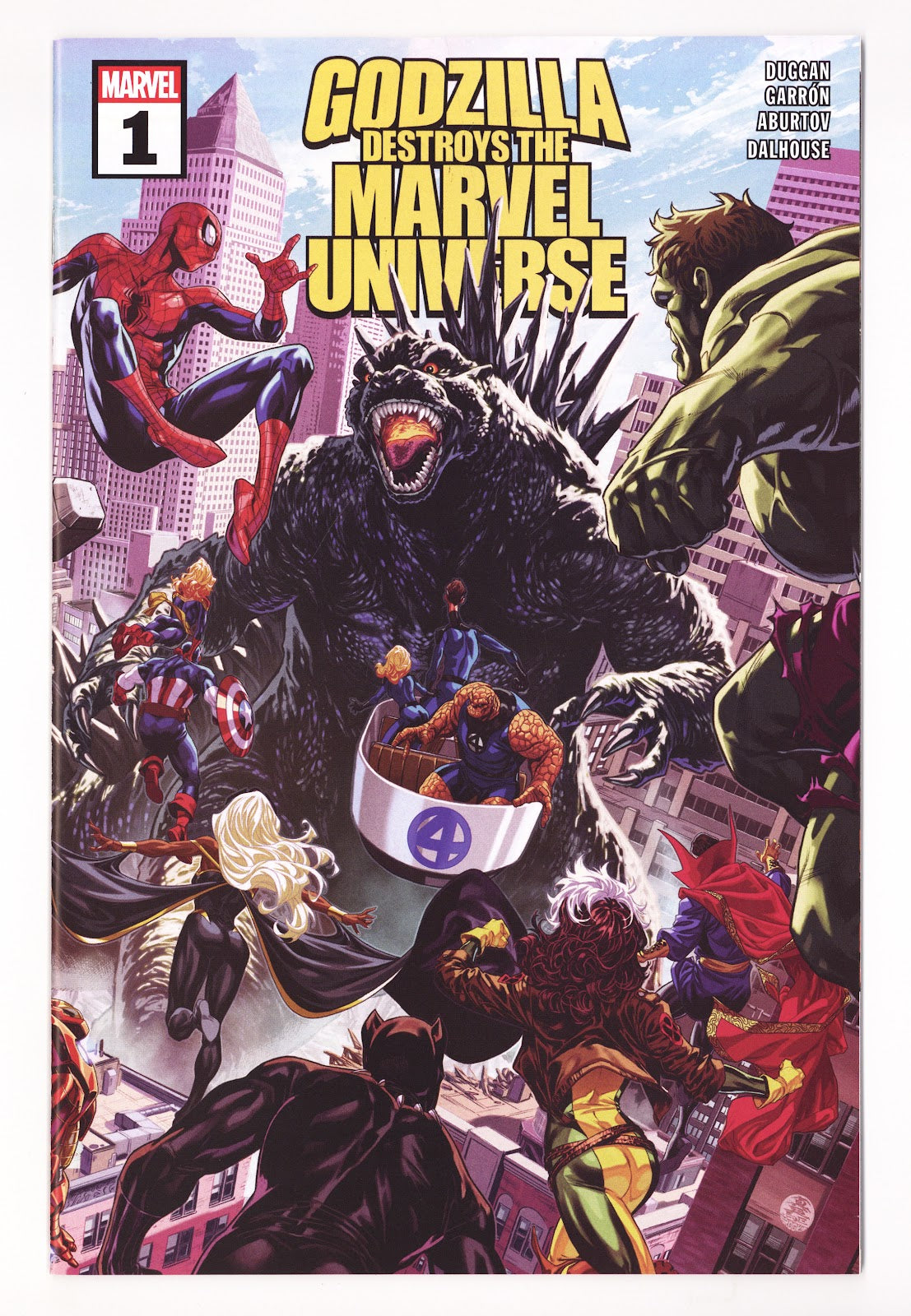 Godzilla Destroys the Marvel Universe 1 High Grade (2025) 