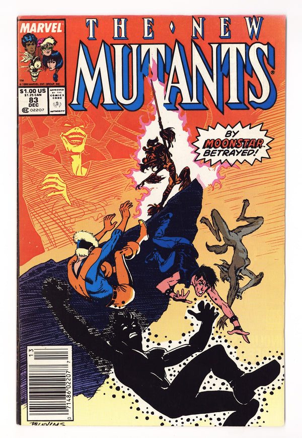 The New Mutants Vol 1 83 Mid Grade (1989) Newsstand