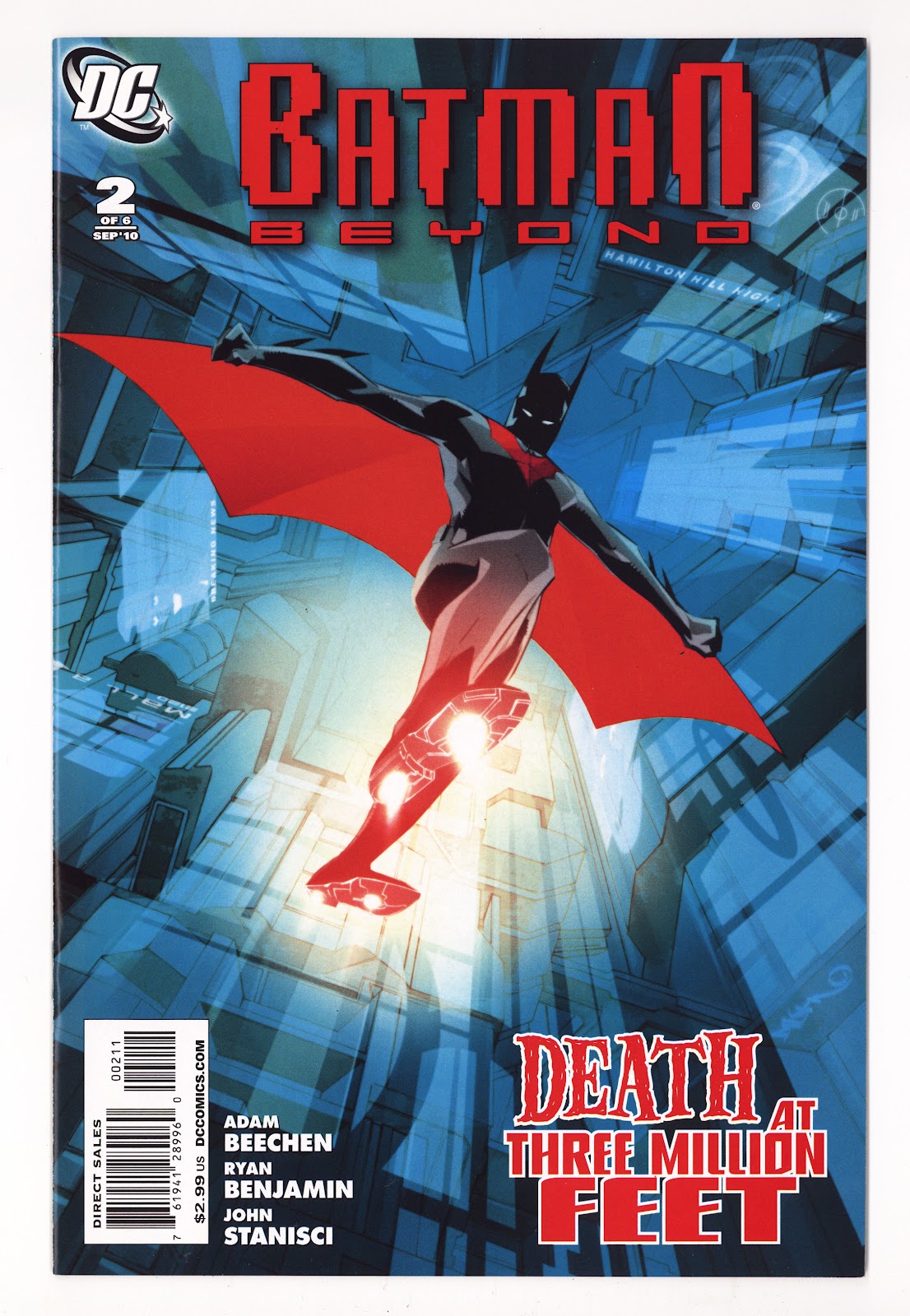 Batman Beyond Vol 3 2  High Grade   (2010)