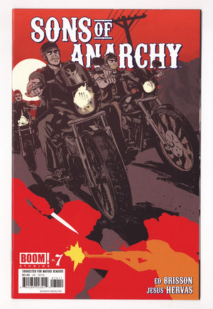 Sons of Anarchy   7  High Grade   (2014)   Paul Azaceta Cover