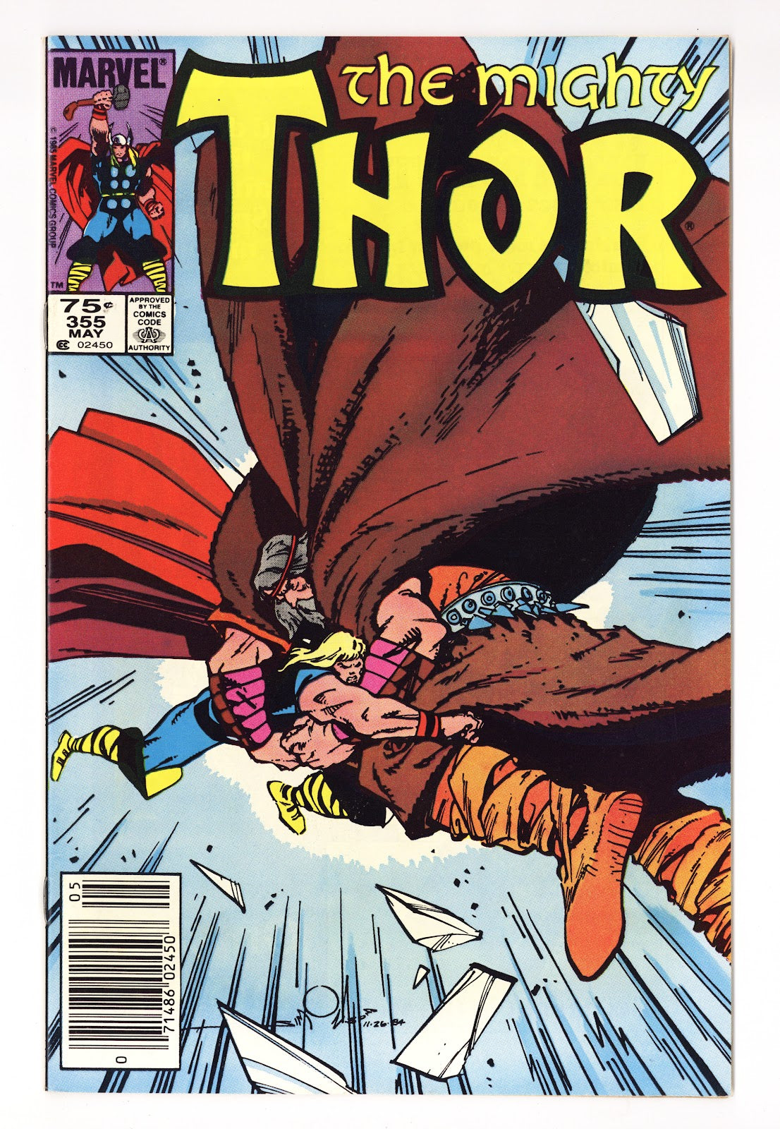 Thor Vol 1 355  Mid Grade   (1985)   Canadian Price Variant