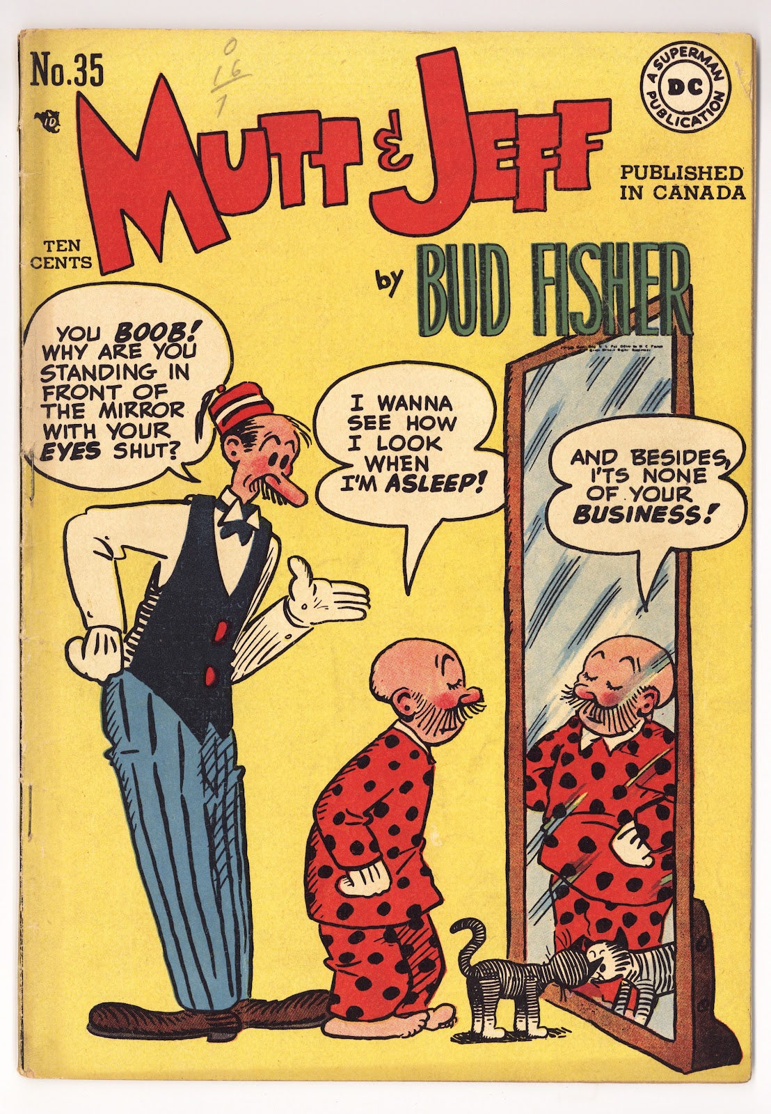 Mutt & Jeff   35  VG+ (4.5)   (1948)   Canadian Edition