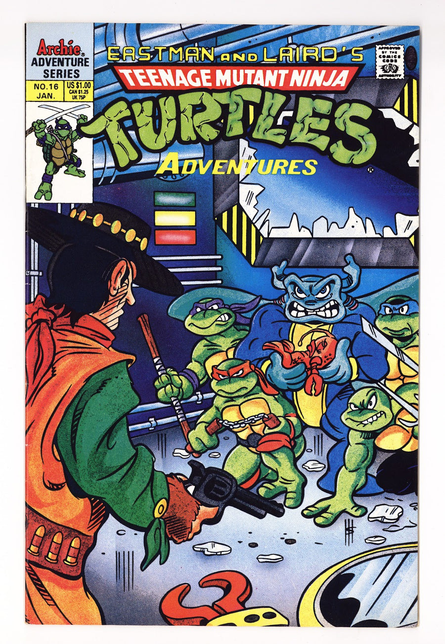 Teenage Mutant Ninja Turtles Adventures Vol 2 16  FN/VF (7.0)   (1991)     