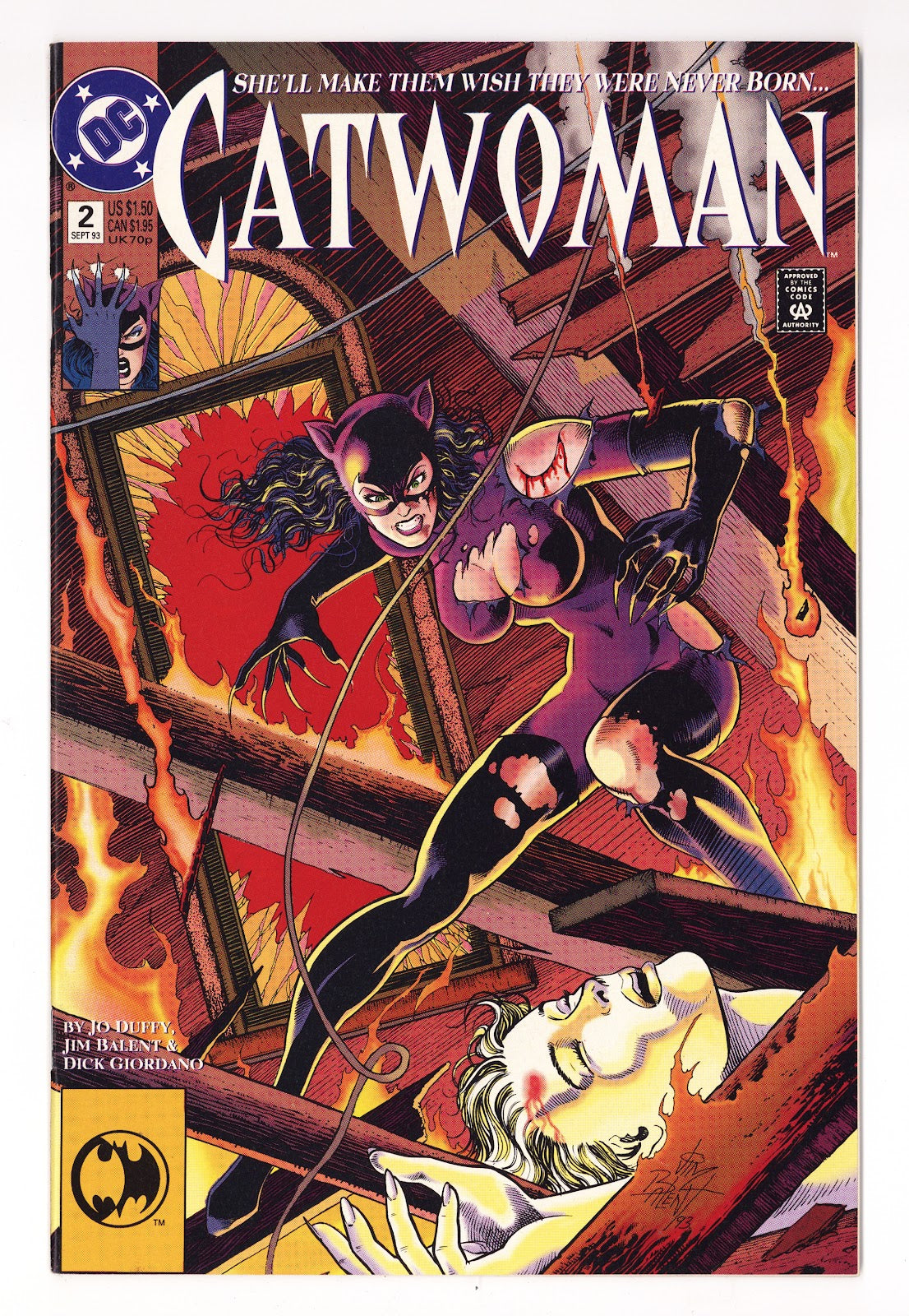 Catwoman Vol 2 2  Mid Grade   (1993)     