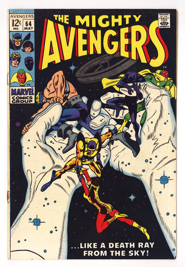 The Avengers Vol 1 64 VG/FN (5.0) (1969)