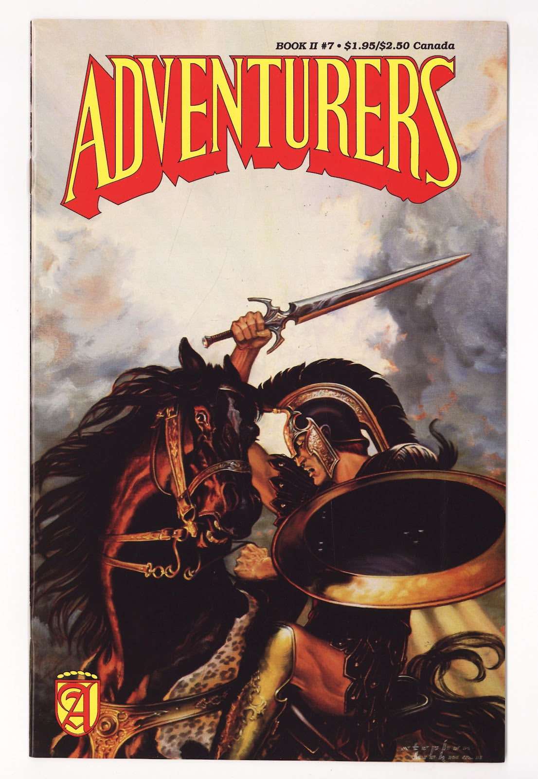 Adventurers Book II   7  High Grade   (1989)     