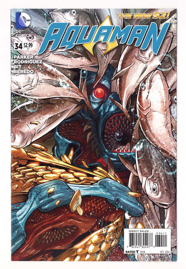 Aquaman Vol 7 34 High Grade (2014) Direct Sales
