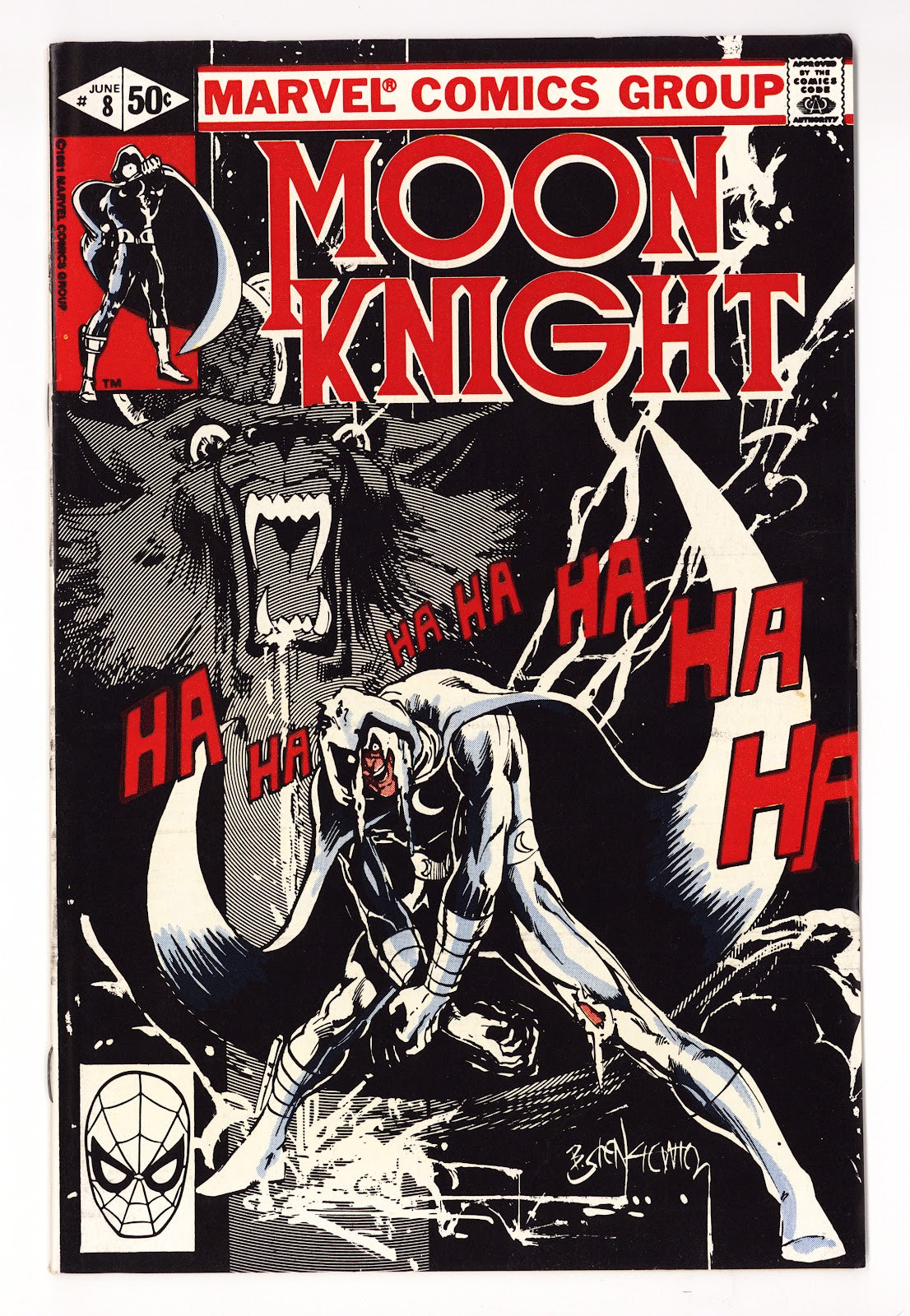 Moon Knight Vol 1 8 High Grade (1981) 