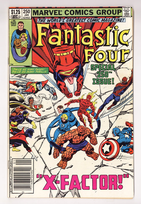 Fantastic Four Vol 1 250  Mid Grade   (1983)   Canadian Price Variant