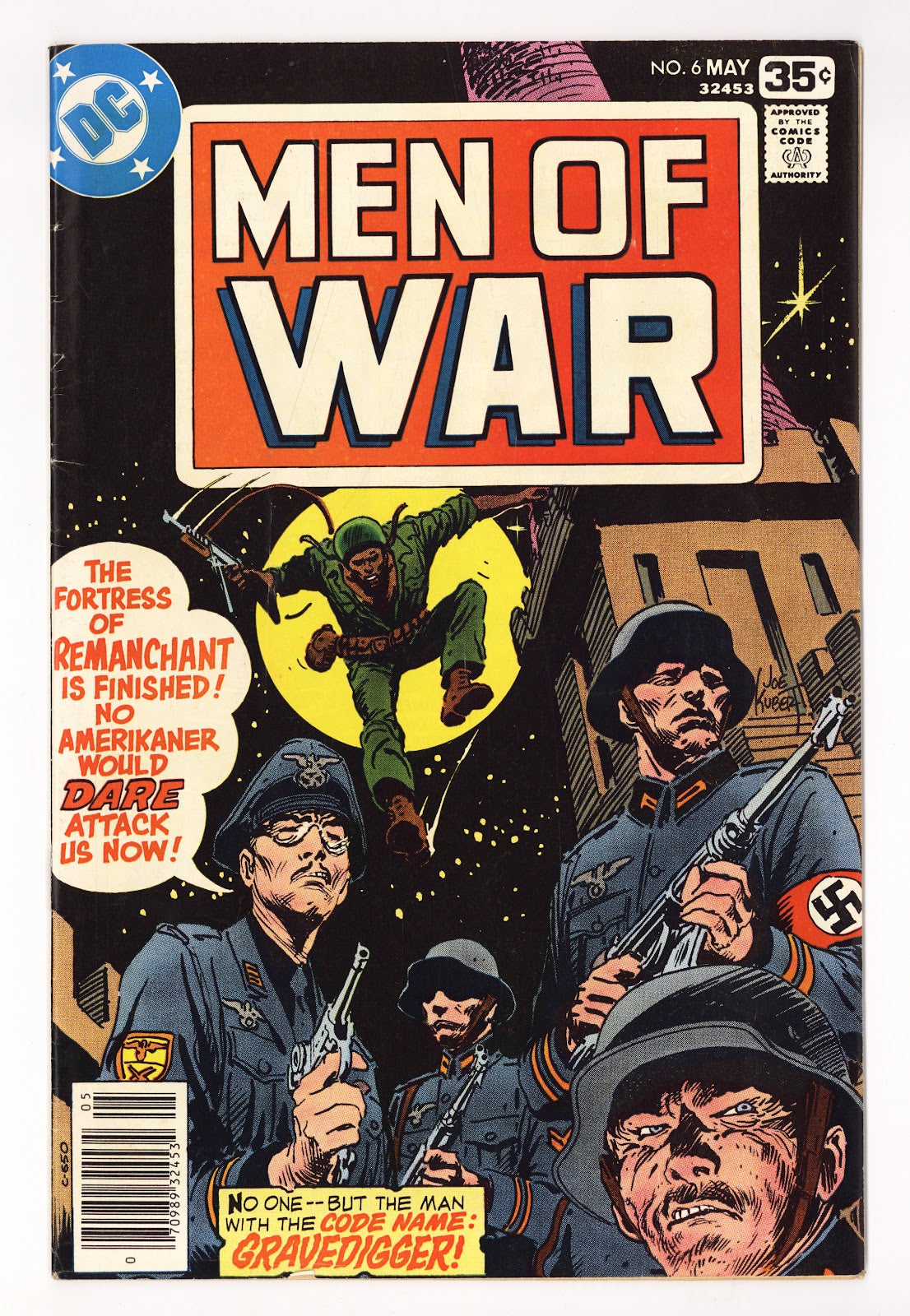 Men of War Vol 1 6  Low Grade   (1978)     