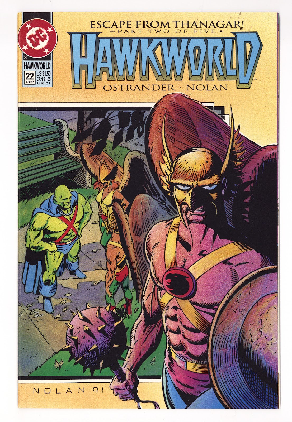 Hawkworld Vol 2 22  High Grade   (1992)     